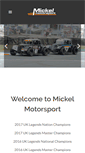 Mobile Screenshot of mickelmotorsport.com
